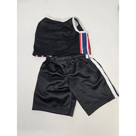 BUILD A BEAR ACCESSORY LOT CLOTHING BACKPACK HIKING BOOTS NBA WARRIORS KIDS TOYS - Picture 3 of 12